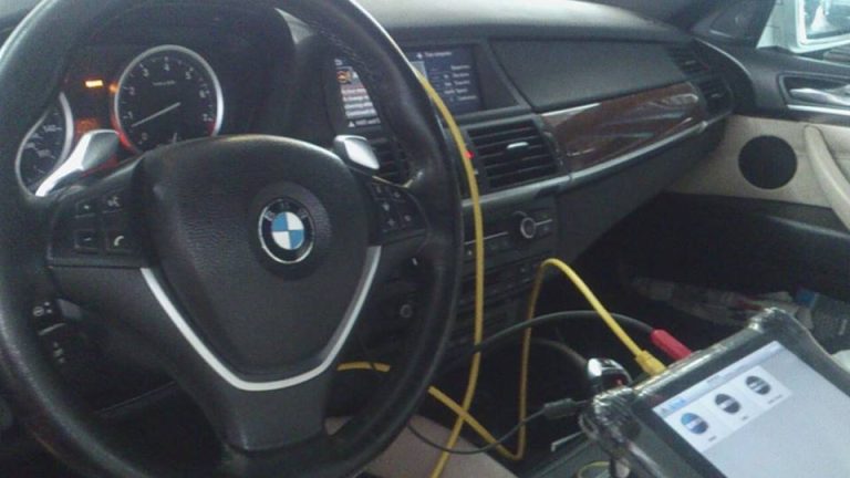 Video Autel MaxiSys Pro 908P coding DSC/ABS BMW X6 2008