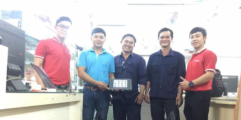 Bàn giao Autel MaxiSys MS906 anh Cương ở Củ Chi