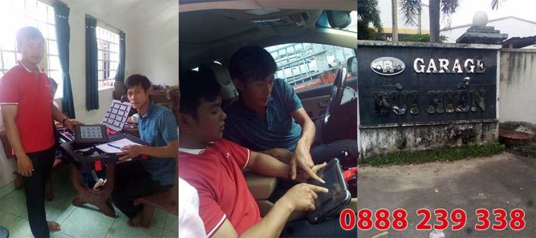Bàn giao Autel MaxiSys MS906 gara Bùi Hiển tại Bình Dương