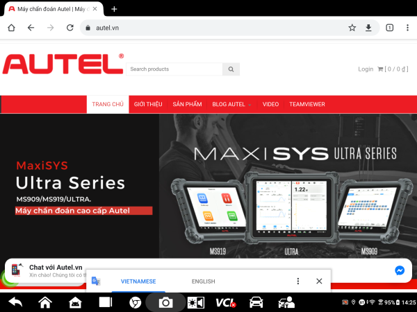 AUTEL MAXISYS MS909 - MÁY CHẨN ĐOÁN LỖI Ô TÔ CHUYÊN PROGRAMMING