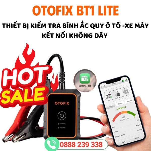 OTOFIX BT1 LITE - Thiết Bị Kiểm Tra Bình Ắc Quy