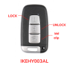 11 HYUNDAI 3 phím-Chìa khóa Smartkey Autel-IKEYHY003AL