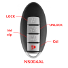 NISSAN 4 phím-Chìa khóa Smartkey Autel-IKEYNS004AL