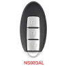 NISSAN 3 phím-Chìa khóa Smartkey Autel-IKEYNS003AL