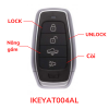 AUTEL 4 phím-Chìa khóa Smartkey Autel-IKEYAT004AL