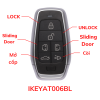AUTEL 6 phím-Chìa khóa Smartkey Autel-IKEYAT006CL