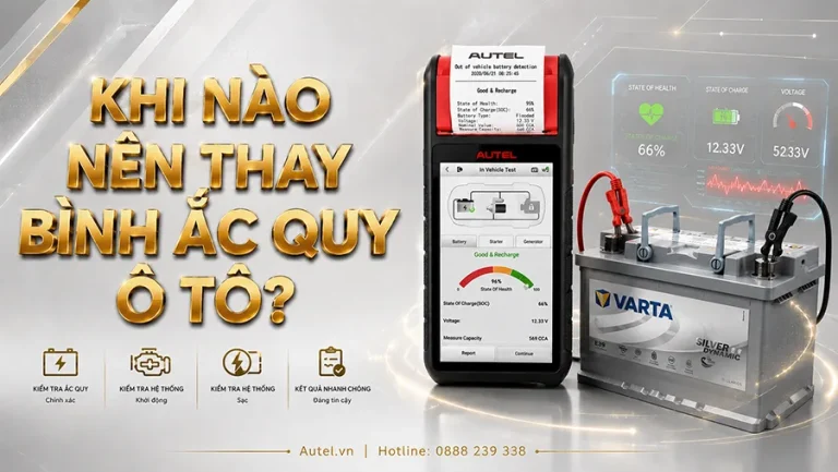 khi nào nên thay bình ắc quy ô tô